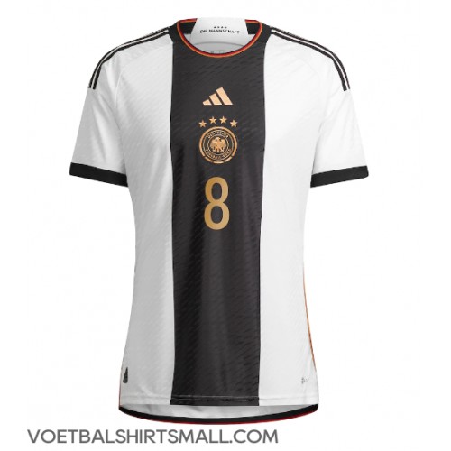 Duitsland Leon Goretzka #8 Voetbalkleding Thuisshirt WK 2022 Korte Mouwen